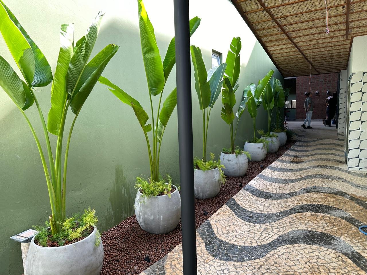 Equipe de paisagismo