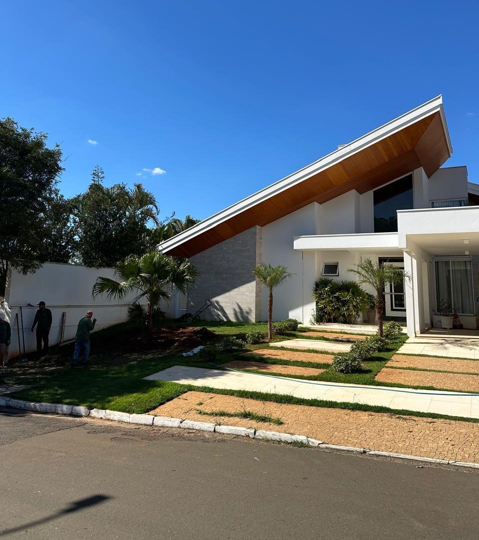 Equipe de paisagismo