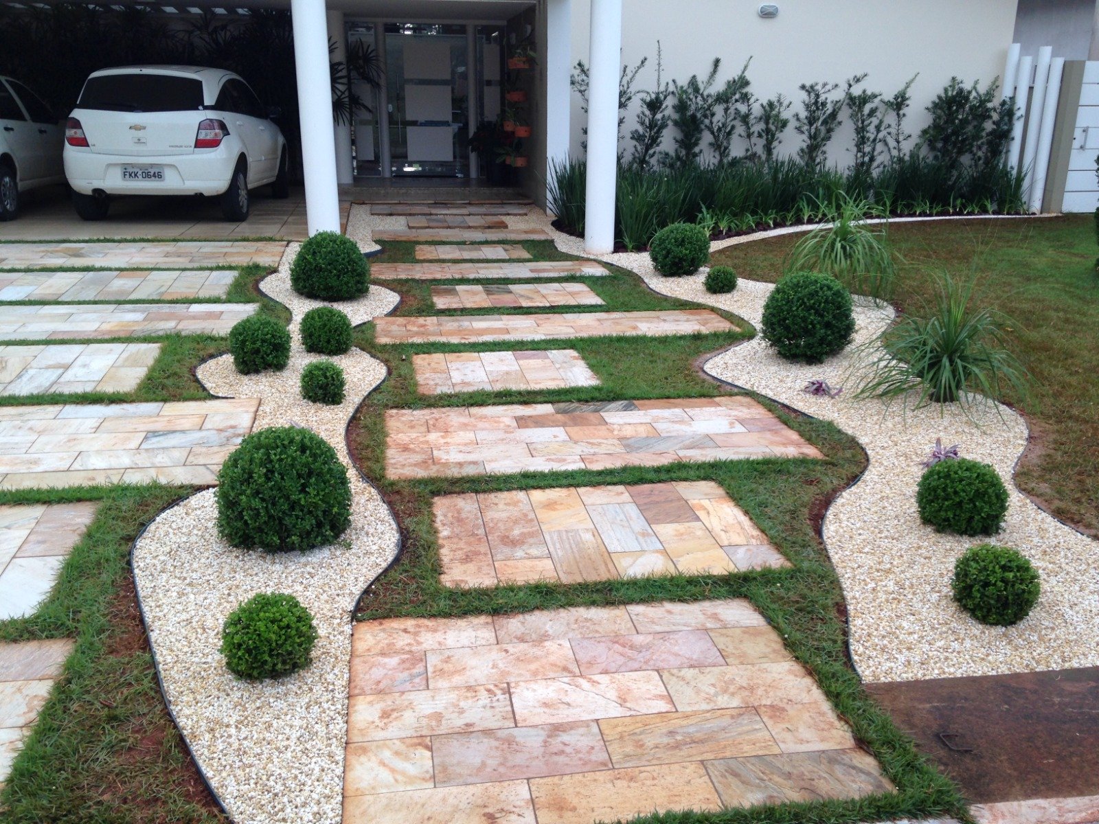 Equipe de paisagismo